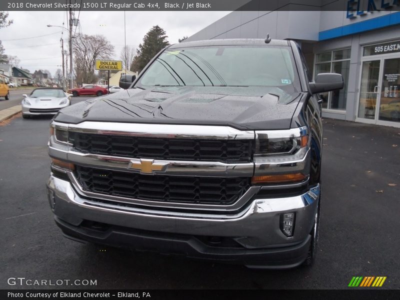 Black / Jet Black 2018 Chevrolet Silverado 1500 LT Regular Cab 4x4