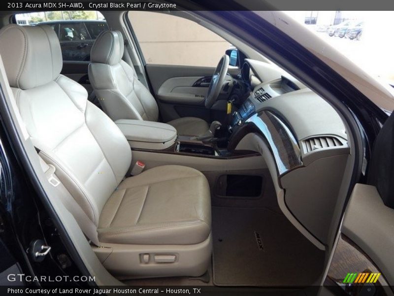 Crystal Black Pearl / Graystone 2013 Acura MDX SH-AWD