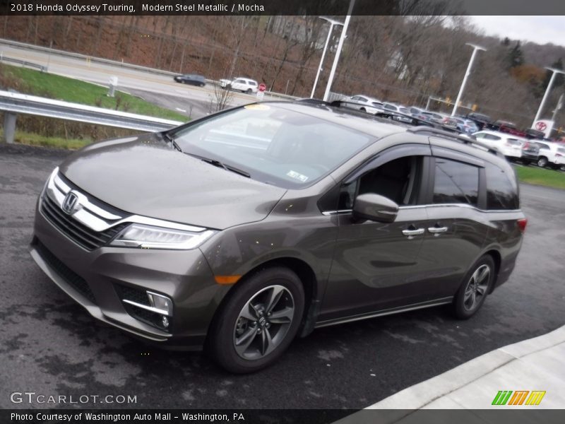 Modern Steel Metallic / Mocha 2018 Honda Odyssey Touring