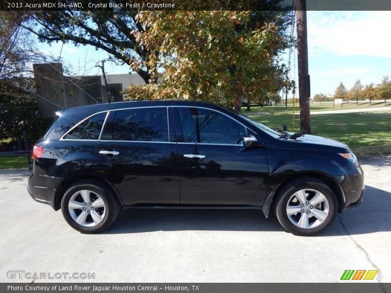 Crystal Black Pearl / Graystone 2013 Acura MDX SH-AWD