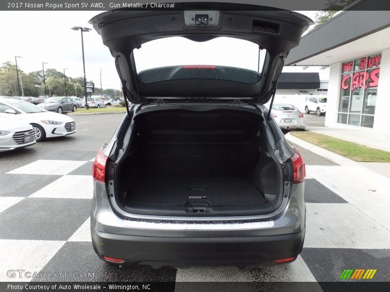 Gun Metallic / Charcoal 2017 Nissan Rogue Sport SV AWD