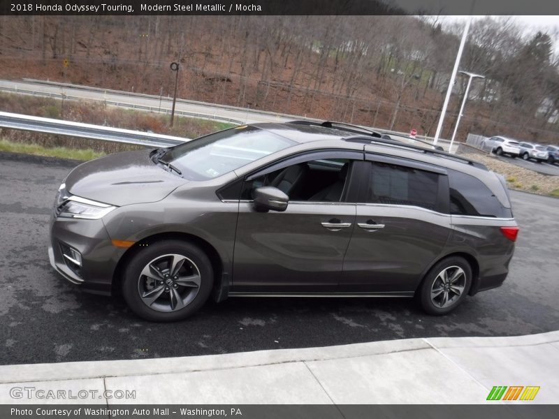 Modern Steel Metallic / Mocha 2018 Honda Odyssey Touring