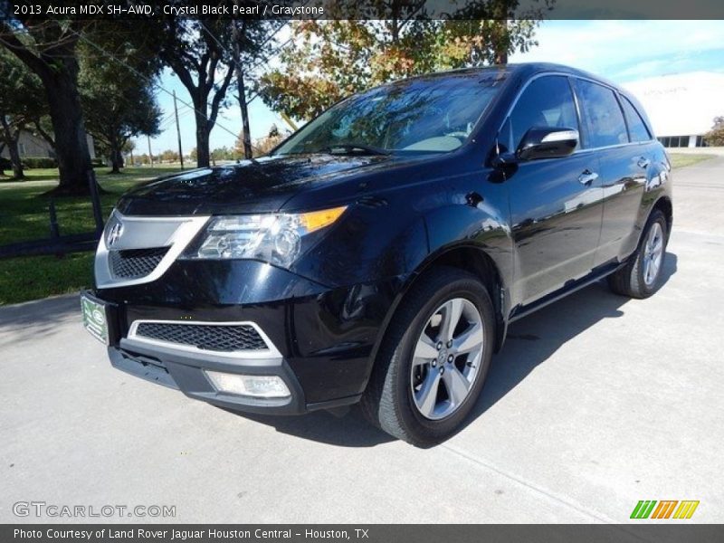 Crystal Black Pearl / Graystone 2013 Acura MDX SH-AWD
