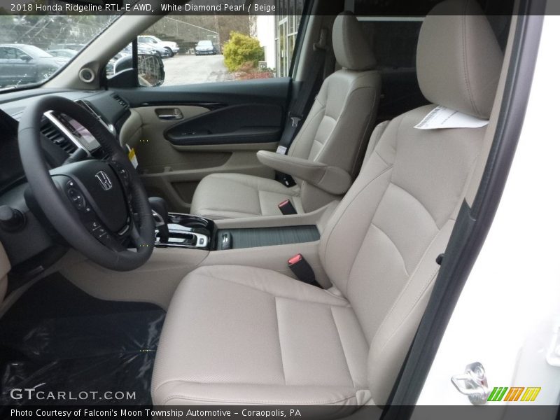  2018 Ridgeline RTL-E AWD Beige Interior