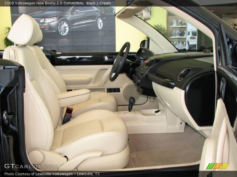 Black / Cream 2009 Volkswagen New Beetle 2.5 Convertible