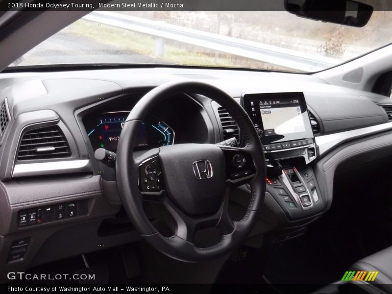 Modern Steel Metallic / Mocha 2018 Honda Odyssey Touring