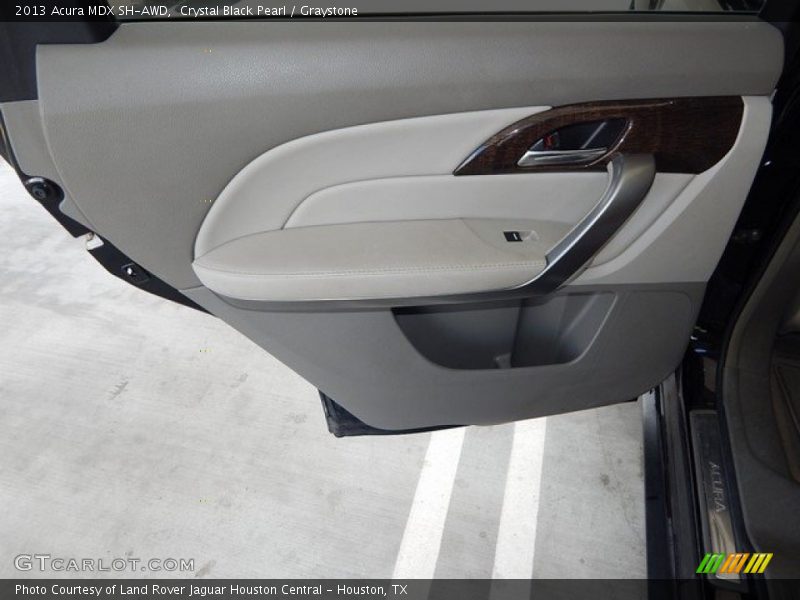 Crystal Black Pearl / Graystone 2013 Acura MDX SH-AWD
