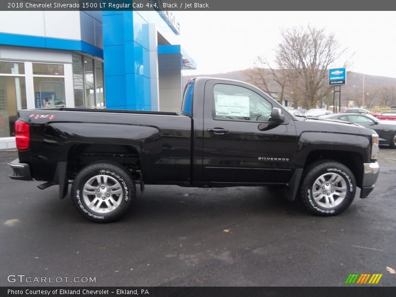 Black / Jet Black 2018 Chevrolet Silverado 1500 LT Regular Cab 4x4