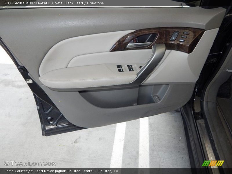 Crystal Black Pearl / Graystone 2013 Acura MDX SH-AWD
