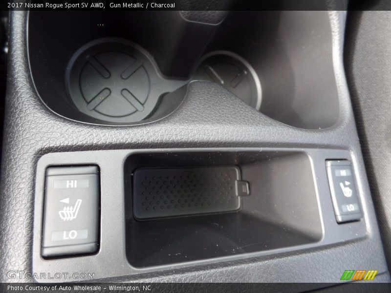 Gun Metallic / Charcoal 2017 Nissan Rogue Sport SV AWD