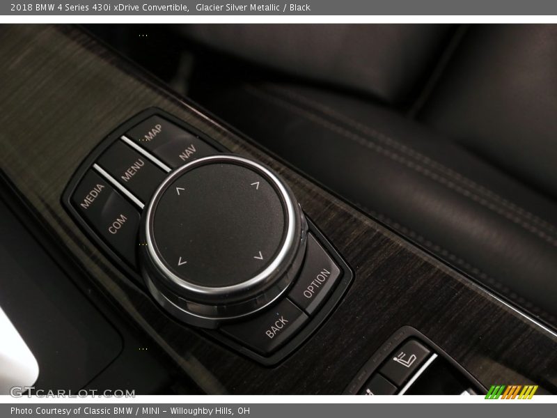 Glacier Silver Metallic / Black 2018 BMW 4 Series 430i xDrive Convertible