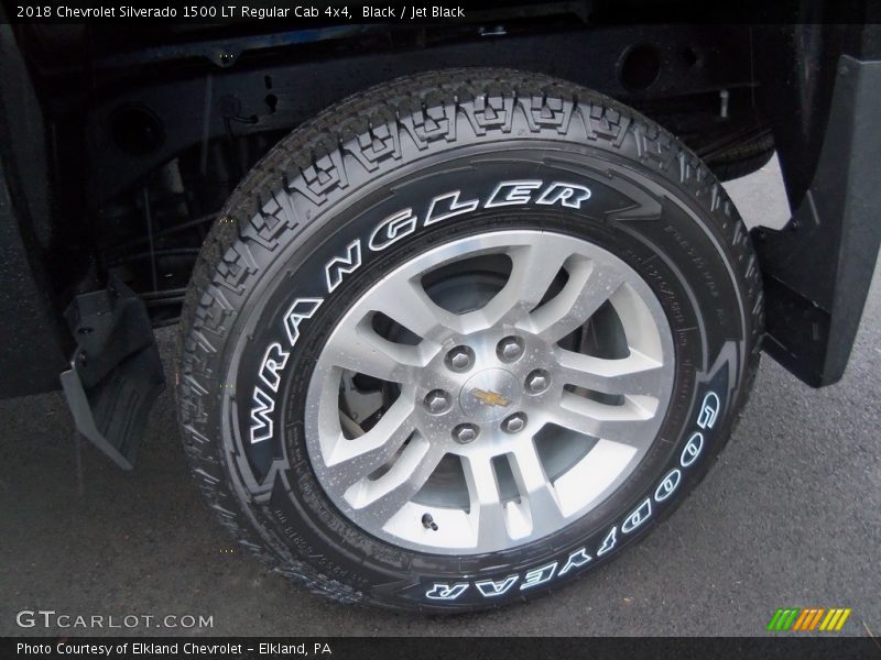 Black / Jet Black 2018 Chevrolet Silverado 1500 LT Regular Cab 4x4