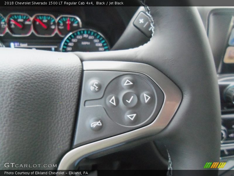 Black / Jet Black 2018 Chevrolet Silverado 1500 LT Regular Cab 4x4