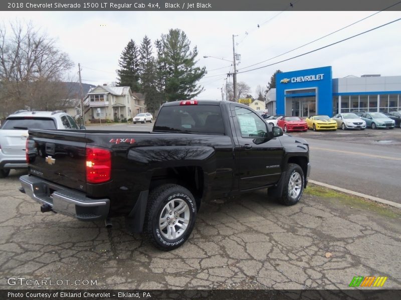 Black / Jet Black 2018 Chevrolet Silverado 1500 LT Regular Cab 4x4