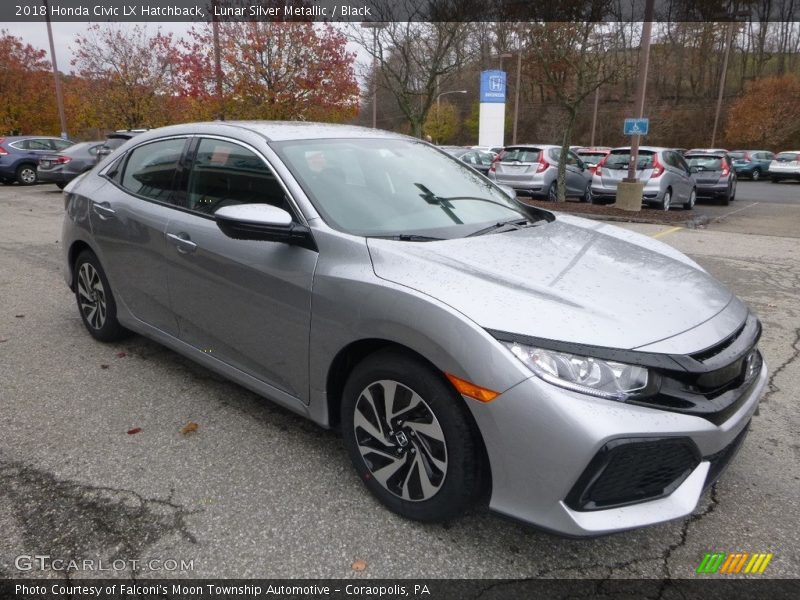 Front 3/4 View of 2018 Civic LX Hatchback