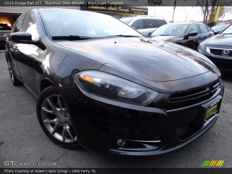 Maximum Steel Metallic / Black/Light Tungsten 2014 Dodge Dart SXT