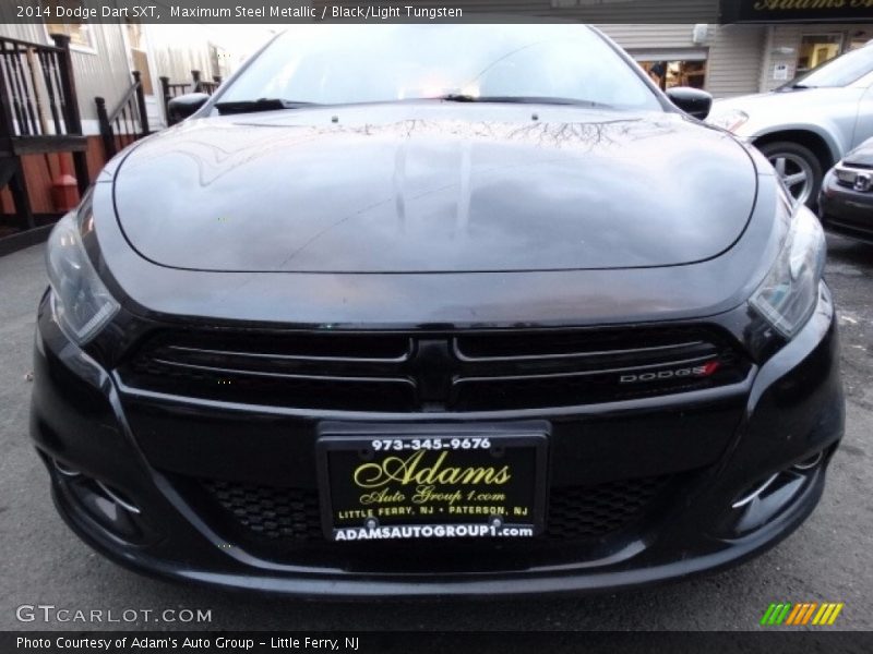 Maximum Steel Metallic / Black/Light Tungsten 2014 Dodge Dart SXT