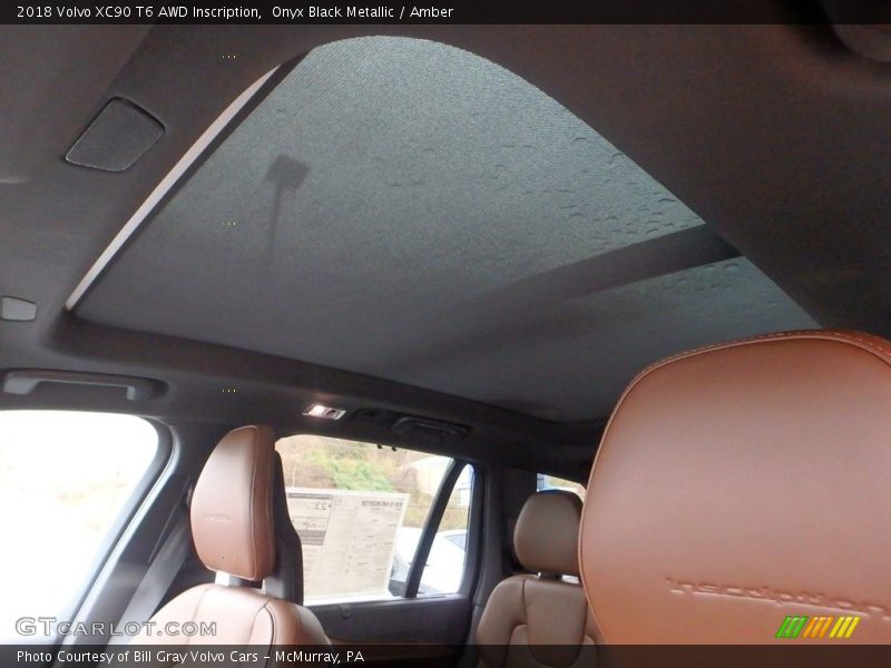 Onyx Black Metallic / Amber 2018 Volvo XC90 T6 AWD Inscription