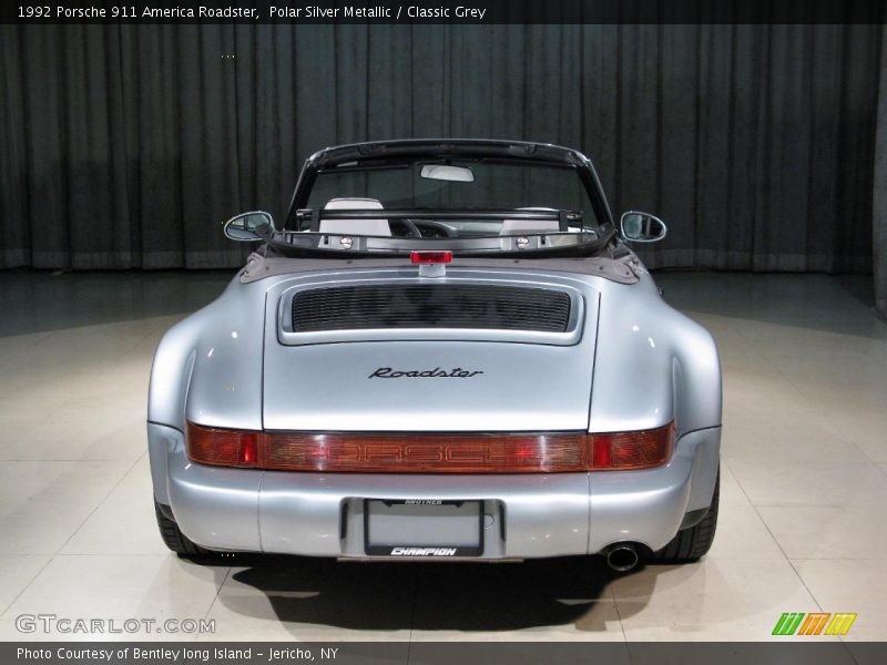 Polar Silver Metallic / Classic Grey 1992 Porsche 911 America Roadster