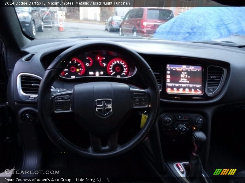 Maximum Steel Metallic / Black/Light Tungsten 2014 Dodge Dart SXT