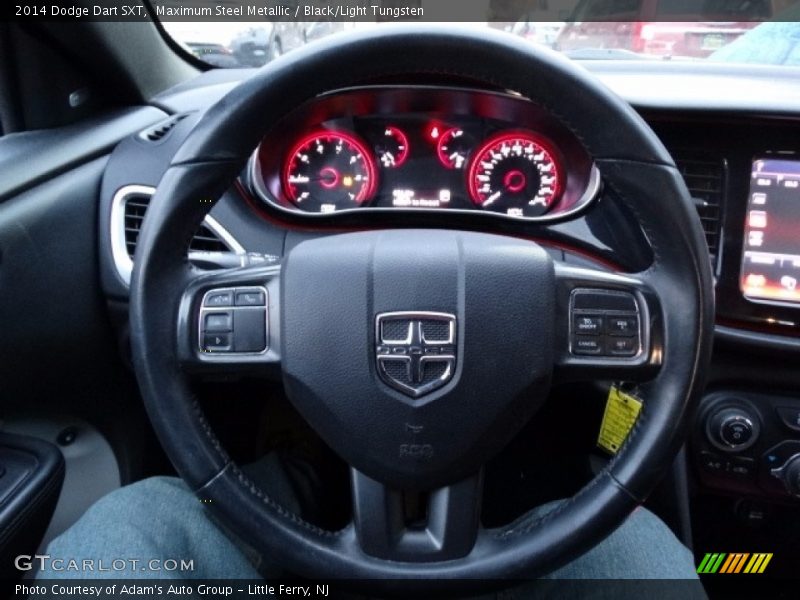 Maximum Steel Metallic / Black/Light Tungsten 2014 Dodge Dart SXT