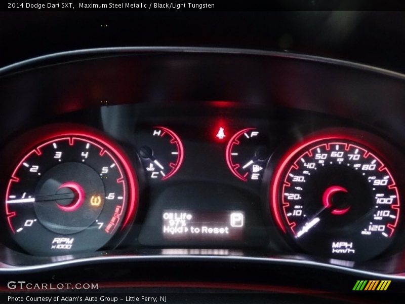 Maximum Steel Metallic / Black/Light Tungsten 2014 Dodge Dart SXT