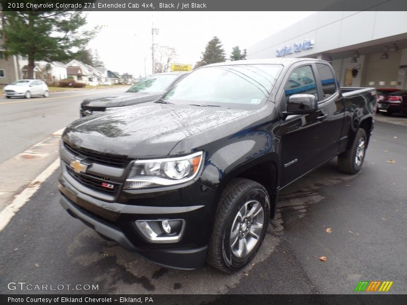 Black / Jet Black 2018 Chevrolet Colorado Z71 Extended Cab 4x4