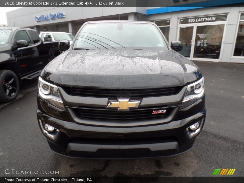 Black / Jet Black 2018 Chevrolet Colorado Z71 Extended Cab 4x4