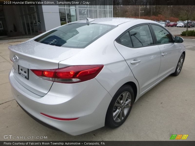 Symphony Silver / Gray 2018 Hyundai Elantra Value Edition