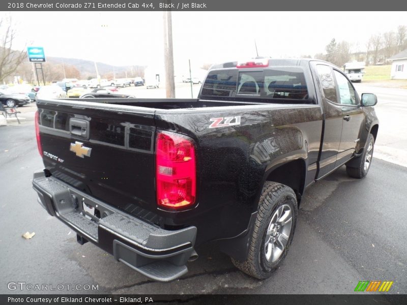 Black / Jet Black 2018 Chevrolet Colorado Z71 Extended Cab 4x4