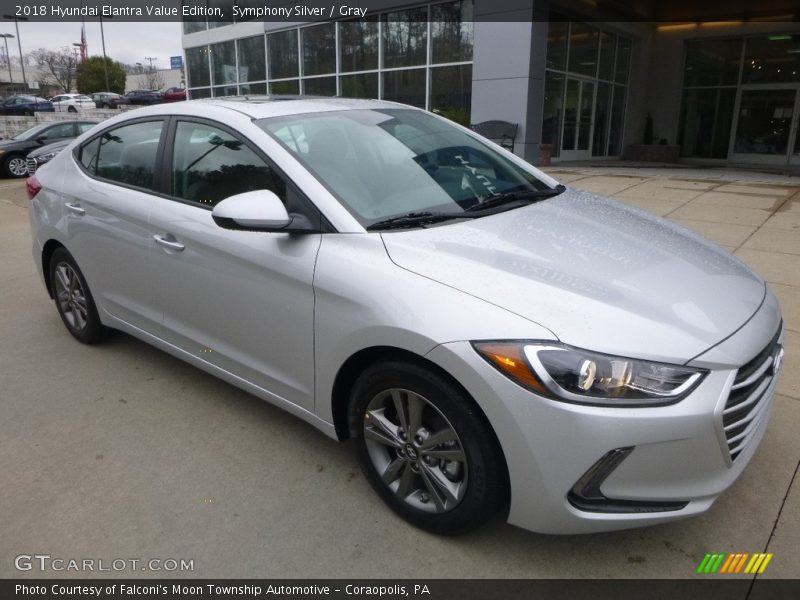 Symphony Silver / Gray 2018 Hyundai Elantra Value Edition