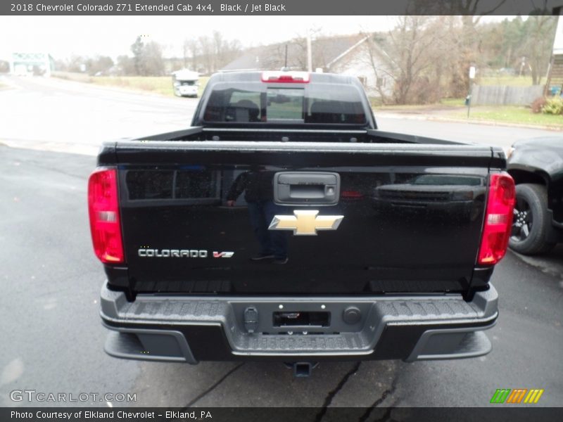 Black / Jet Black 2018 Chevrolet Colorado Z71 Extended Cab 4x4