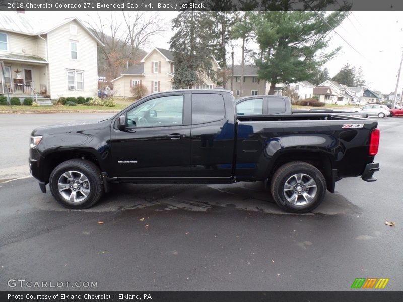 Black / Jet Black 2018 Chevrolet Colorado Z71 Extended Cab 4x4