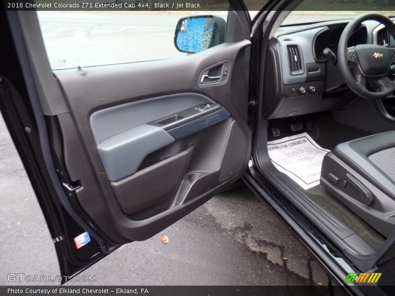 Black / Jet Black 2018 Chevrolet Colorado Z71 Extended Cab 4x4