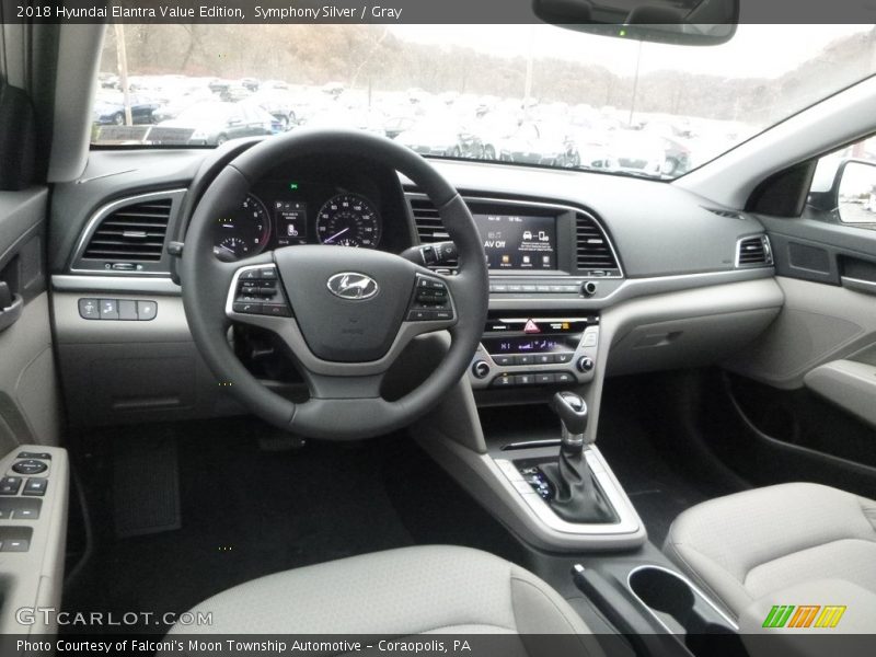 Symphony Silver / Gray 2018 Hyundai Elantra Value Edition