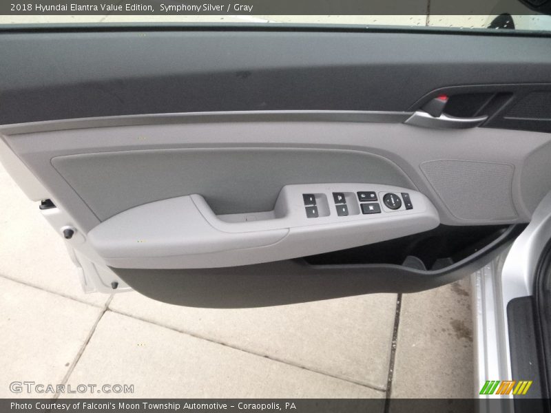 Symphony Silver / Gray 2018 Hyundai Elantra Value Edition