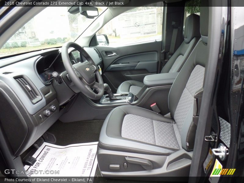 Black / Jet Black 2018 Chevrolet Colorado Z71 Extended Cab 4x4
