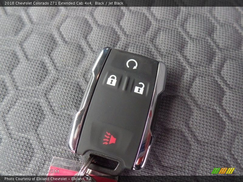 Black / Jet Black 2018 Chevrolet Colorado Z71 Extended Cab 4x4