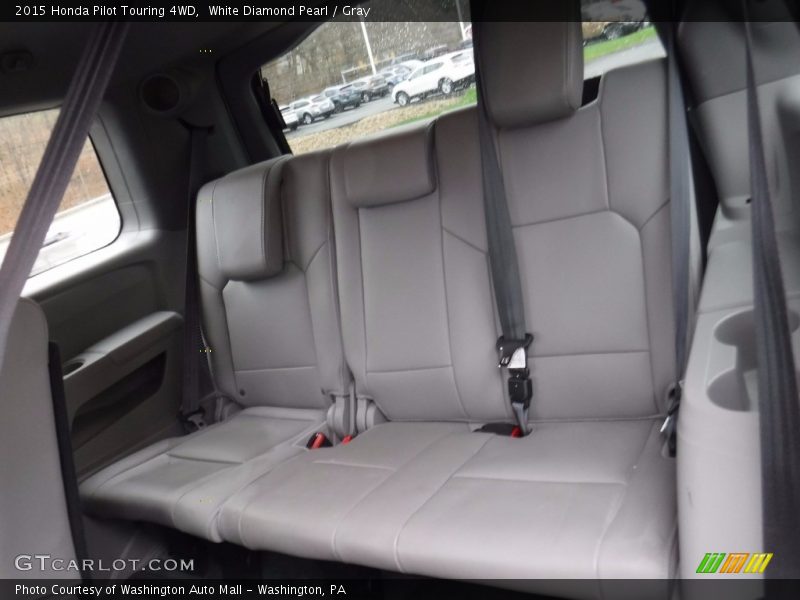 White Diamond Pearl / Gray 2015 Honda Pilot Touring 4WD