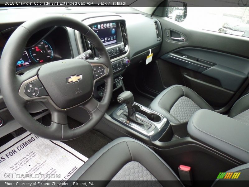 Black / Jet Black 2018 Chevrolet Colorado Z71 Extended Cab 4x4