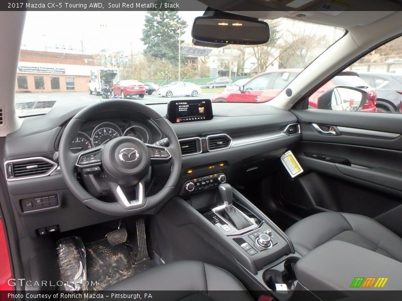 Soul Red Metallic / Black 2017 Mazda CX-5 Touring AWD