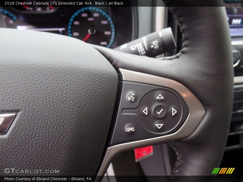 Black / Jet Black 2018 Chevrolet Colorado Z71 Extended Cab 4x4