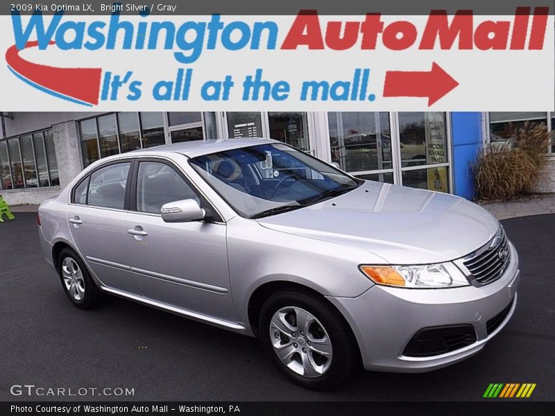 Bright Silver / Gray 2009 Kia Optima LX