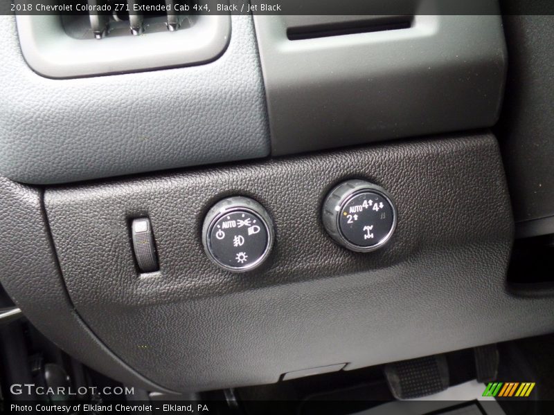 Black / Jet Black 2018 Chevrolet Colorado Z71 Extended Cab 4x4