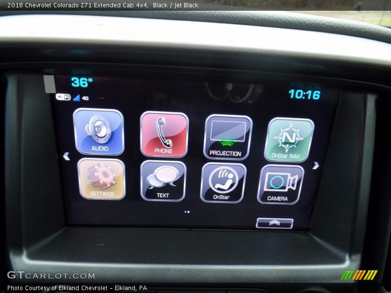 Black / Jet Black 2018 Chevrolet Colorado Z71 Extended Cab 4x4