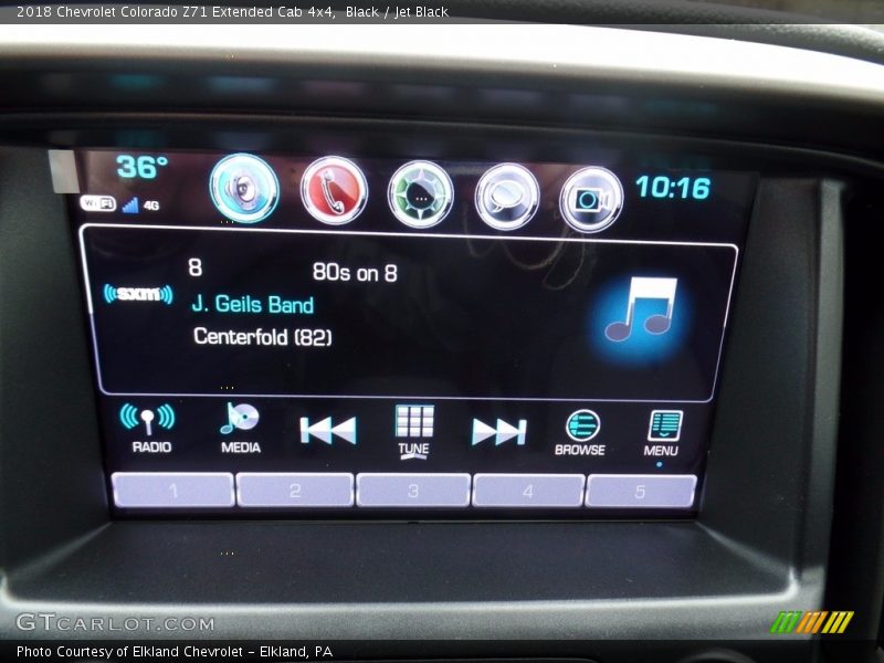 Black / Jet Black 2018 Chevrolet Colorado Z71 Extended Cab 4x4