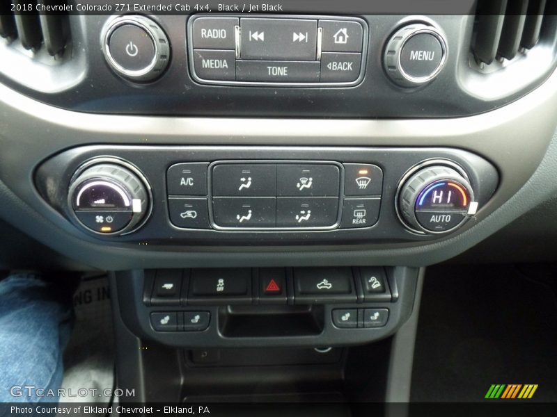 Black / Jet Black 2018 Chevrolet Colorado Z71 Extended Cab 4x4