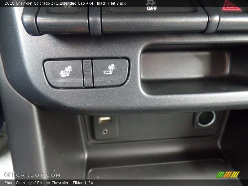 Black / Jet Black 2018 Chevrolet Colorado Z71 Extended Cab 4x4