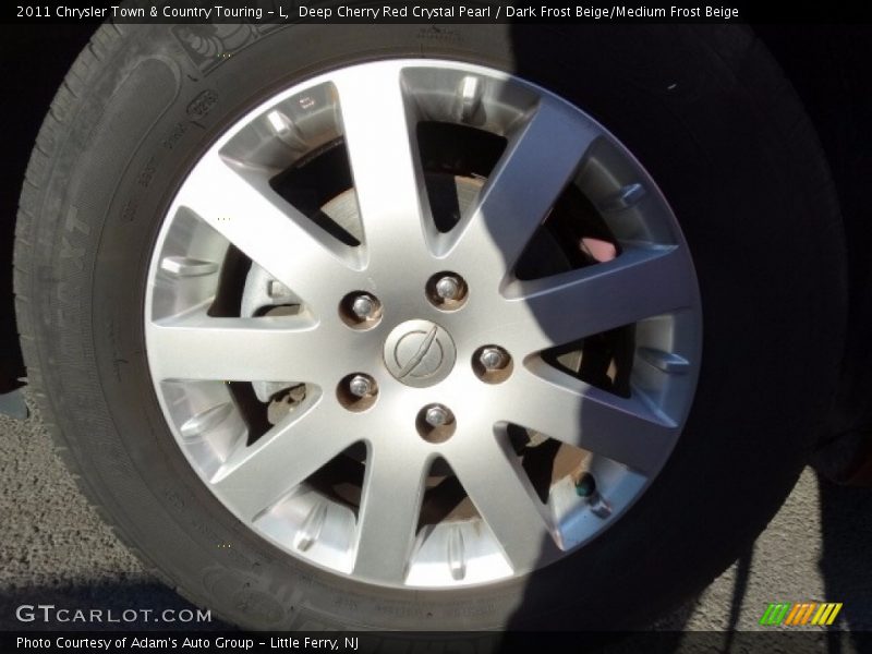 Deep Cherry Red Crystal Pearl / Dark Frost Beige/Medium Frost Beige 2011 Chrysler Town & Country Touring - L