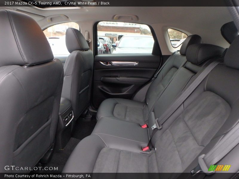 Crystal White Pearl / Black 2017 Mazda CX-5 Touring AWD